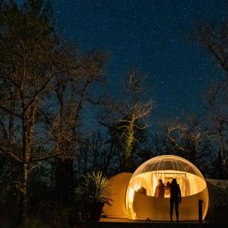 Bulle avec spa privatif